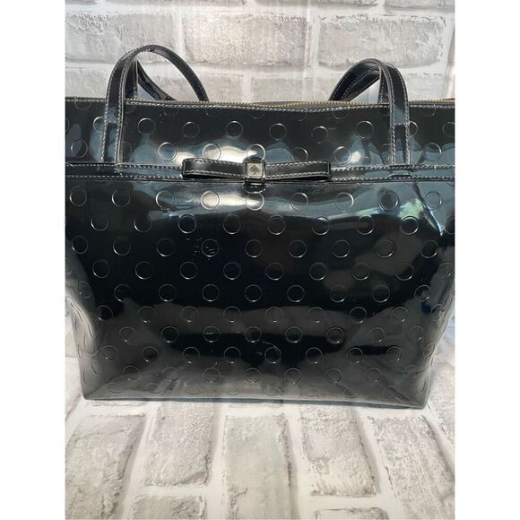 Kate Spade Sophie Camellia Street Baja tote bag purse patent leahter - Picture 9 of 14